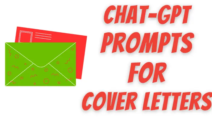 best cover letter chat gpt prompts